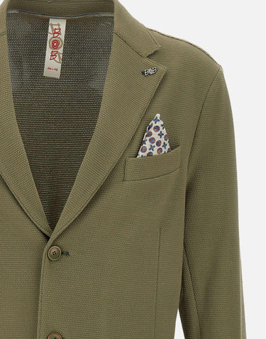 Blazer "Mick480" in cotone MICK480M T480MILITARE BOB