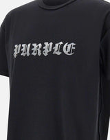 "Inside out tee beauty t-shirt" P101 TBTP425BLACK PURPLE BRAND