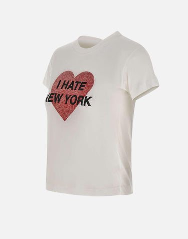 T-shirt in cotone VAQ10T004 WHITE VAQUERA