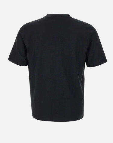 T-shirt in crepe di cotone DK87114 NERO DIKTAT