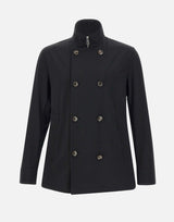 Giacca in tessuto crepe S08MUC602 18599 MONTECORE