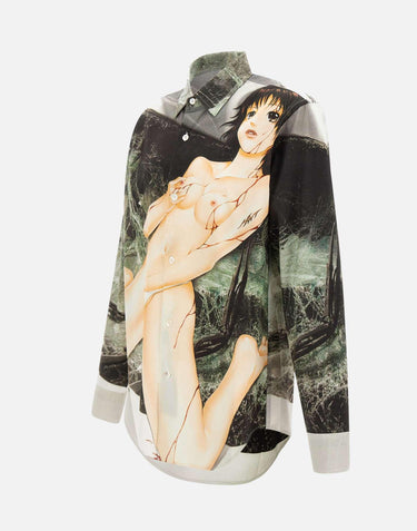 Camicia  "Crash"  in cotone MOSS24SR01906 373 MOWALOLA