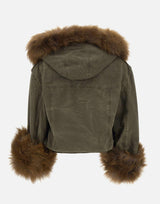 Bomber con pelliccia 2J203A C5235 BLUMARINE