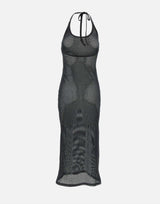 "Holistic mesh long dress" 225JRO625JS0119 9999 COURREGES