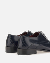 Stringate "CL21" in pelle spazzolata CL21489 BLU DUCA DEGLI ABRUZZI