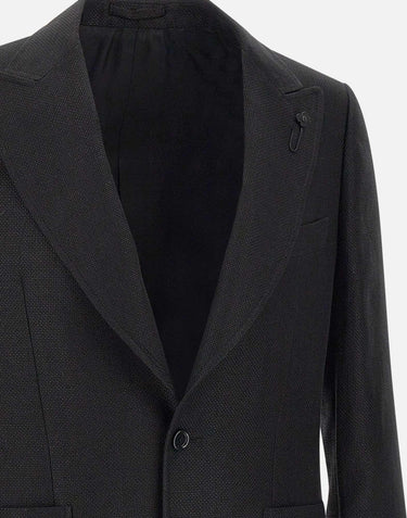 Blazer in lino EQ6901E EQAT62596999 LARDINI