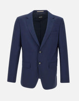 Blazer "H Huge" in lana rigenerata 50537537 463 BOSS