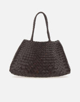 Borsa "Santa Croce" in pelle 8892 BROWN DRAGON DIFFUSION