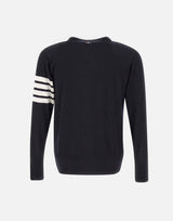 "Classic V-Neck Cardigan In Fine Merino Wool" MKC002A Y1014415 THOM BROWNE