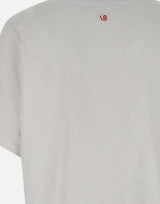 " Aggrandizing Slogan tee" 1225JTS006578A WHITE VICTORIA BECKHAM