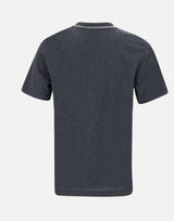 T-shirt in cotone e cashmere R55047J0 A3035A73 PESERICO