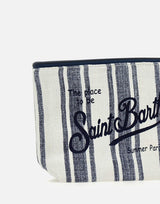 Pochette "Aline linen" ALI0004 01995H61 MC2 SAINT BARTH