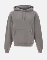"Distort washed sweatshirt hoodie" A3434001 GREY AXEL ARIGATO