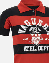 Polo in viscosa VAQ09N002 RED1 VAQUERA
