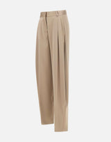 Pantaloni "Tracy" in satin T170471C TNP229GREIGE THE ANDAMANE