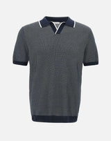 Polo in cotone ultrafine DK87029 BLU DIKTAT