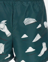 "Mens printed swim shorts metaphysical" MPS25TR032 02 CASABLANCA