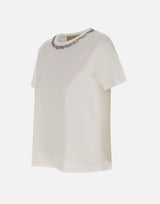 T-shirt con decorazione di cristalli RIJDK001 1041 KAOS