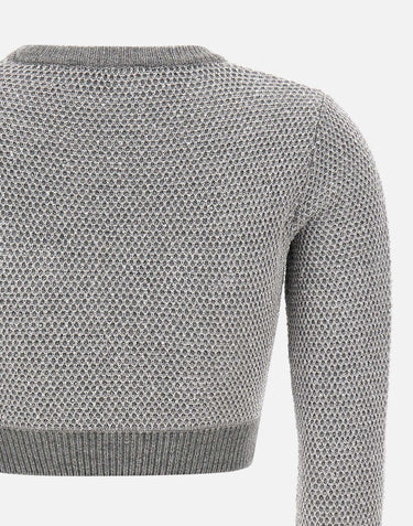 Top "Daily" in maglia con paillettes MK56T57E2 431 ELISABETTA FRANCHI