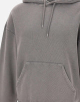 "Distort washed sweatshirt hoodie" A3434001 GREY AXEL ARIGATO