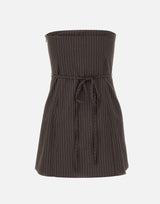 "Pinstripes Belted Long Top" 114696 3065 ROTATE BIRGER CHRISTENSEN