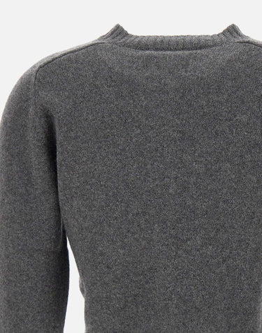 Cardigan "Zephir" in cashmere ZEPHIR ANTHRACITE LOULOU DE SAISON