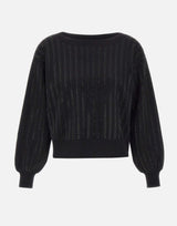 Maglia con strass CF5271MA96E M9798 LIU-JO