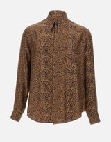 Camicia in pura seta EM004120 TE18204P6003 EMPORIO ARMANI