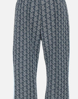 Pantaloni con monogramma XF9313 525 LACOSTE