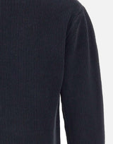 "Cotton Chenille Crewneck Sweater" 19CMKN017A 005558G888 C.P. COMPANY