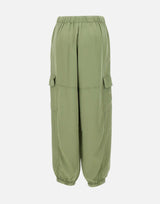 "Fluid fabric cargo trousers" P35205 84 SUN68