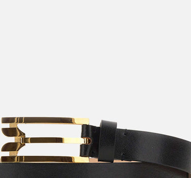 "Curved side Buckle belt" B425AAC007031A BLACK VICTORIA BECKHAM