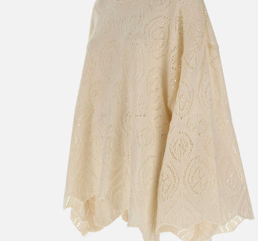 Maglione in lana e alpaca W08130280 24WHITE MAURIZIO MYKONOS