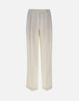 Pantaloni in lino, lana e seta K85PANH06 TES0K02401 ELEVENTY
