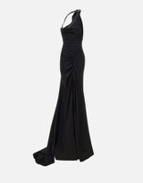 Abito "Etoile" in crepe di viscosa 6003 NERO LES FILLES D'EVA
