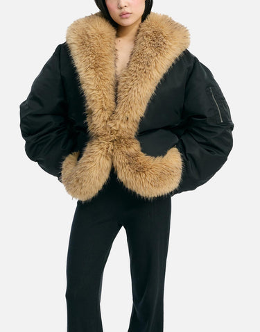 "Faux fur Collar bomber" 115471 100 ROTATE BIRGER CHRISTENSEN