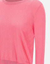 Maglia in cotone e seta QP5NT004 4003 KAOS