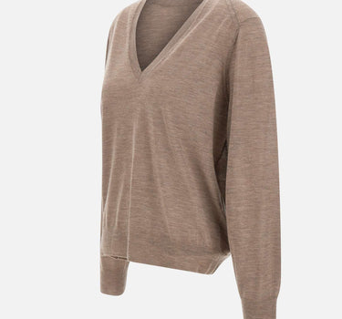 Maglia "Julio" in cashmere JULIO TAUPE LOULOU DE SAISON