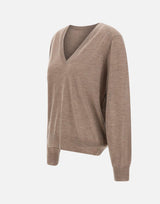 Maglia "Julio" in cashmere JULIO TAUPE LOULOU DE SAISON
