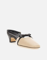 Slingback "Lecche" in pelle LECCHE CREAM MUSIER PARIS