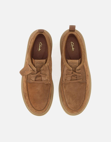 Stringate "Polden Moc Suede" 180865 COLA CLARKS