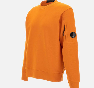 "Diagonal raised fleece sweatshirt" 19CMSS713A 005086W434 C.P. COMPANY
