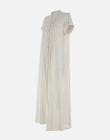 Abito lungo in cotone 8309 BIANCO LES FILLES D'EVA