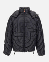 "Monogram Quilted Nylon Puffer Jacket" MAW25OT140 01 CASABLANCA