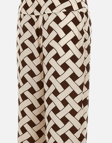 Pantaloni "Isotta"  in viscosa 3030499612506057 CHOC RIXO