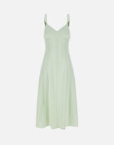 Abito in crêpe leggero con lacci criss-cross AB74852E2 124 ELISABETTA FRANCHI