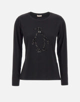 Maglia in cotone MF5519JS923 P9142 LIU-JO