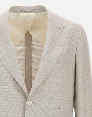 Blazer  in lana, seta e lino ES688AE77 ESIF64523150 LARDINI