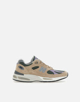 "Made in UK 991V2" sneakers U991DL2 TAN NEW BALANCE