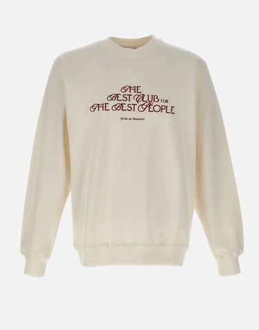 "The sweatshirt the best club" SW181 CO127OW DROLE DE MONSIEUR